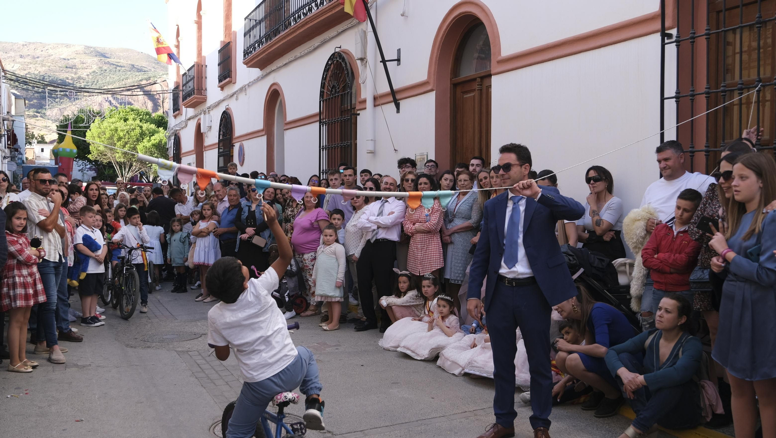 Imágenes de las carreras de cintas en las Fiestas de Canjáyar