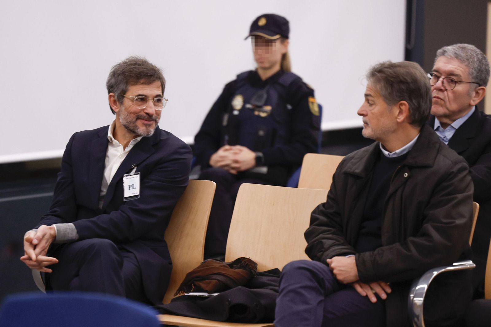 Oleguer y Oriol Pujol, durante el juicio por presuntos delitos de corrupción en relación con la fortuna familiar.