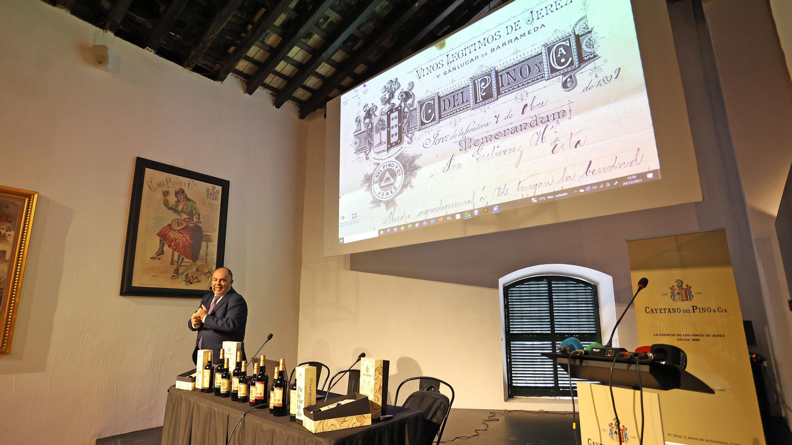 Inauguración del Museo y Centro de Interpretación del Vino de Jerez en Cayetano del Pino