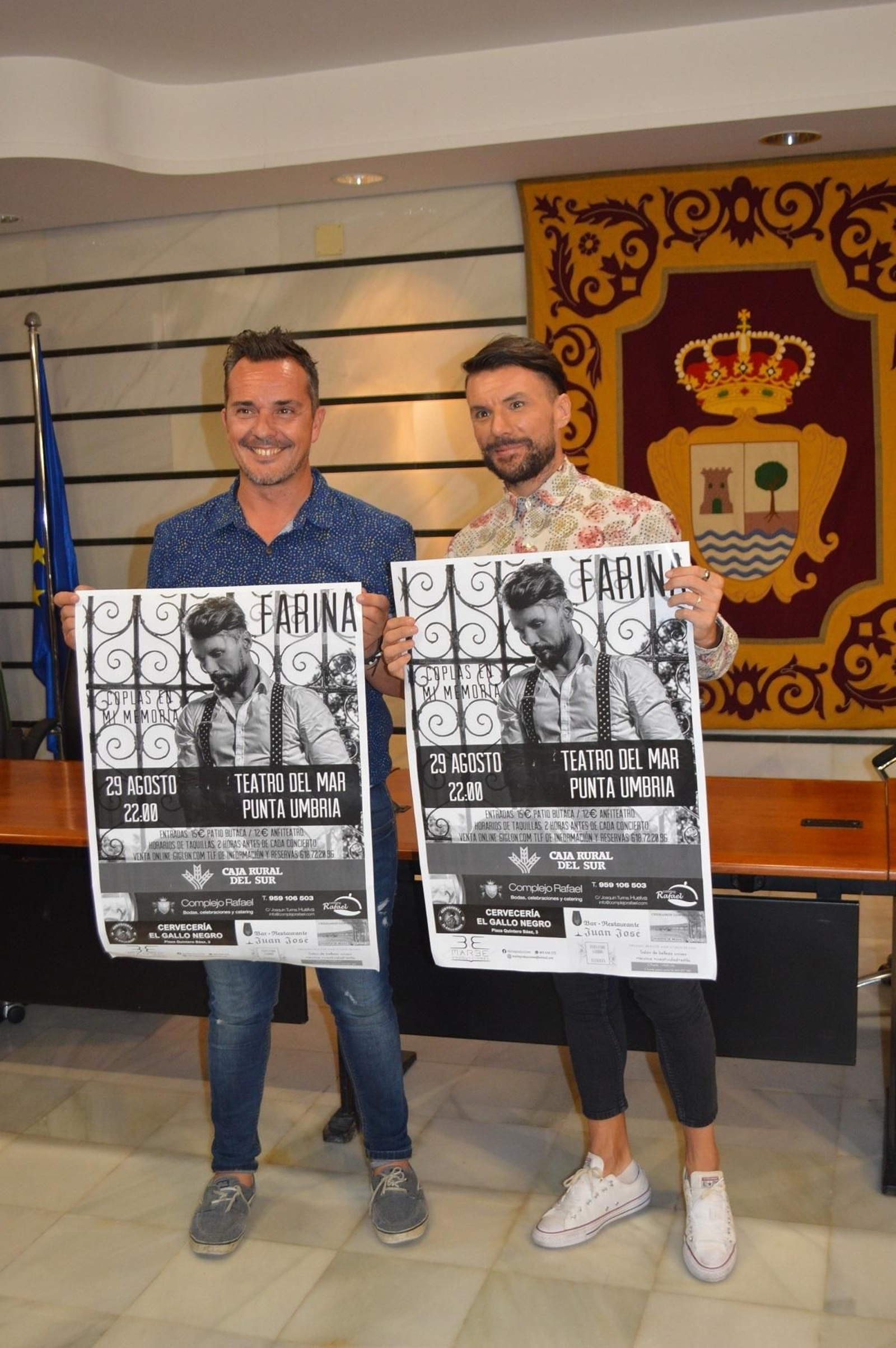 Luis Manuel Alfonso y Juan Fariña en la presentación del evento.