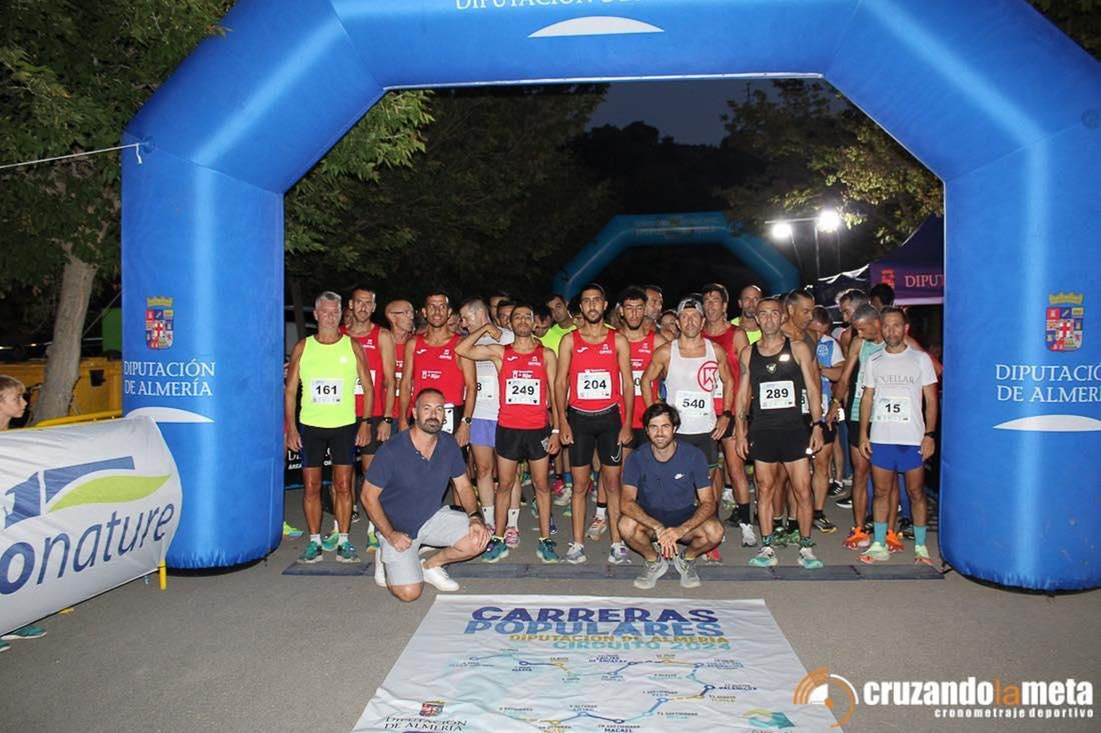 Momento de la XIII Carrera Nocturna celebrada el pasado 31 de agosto