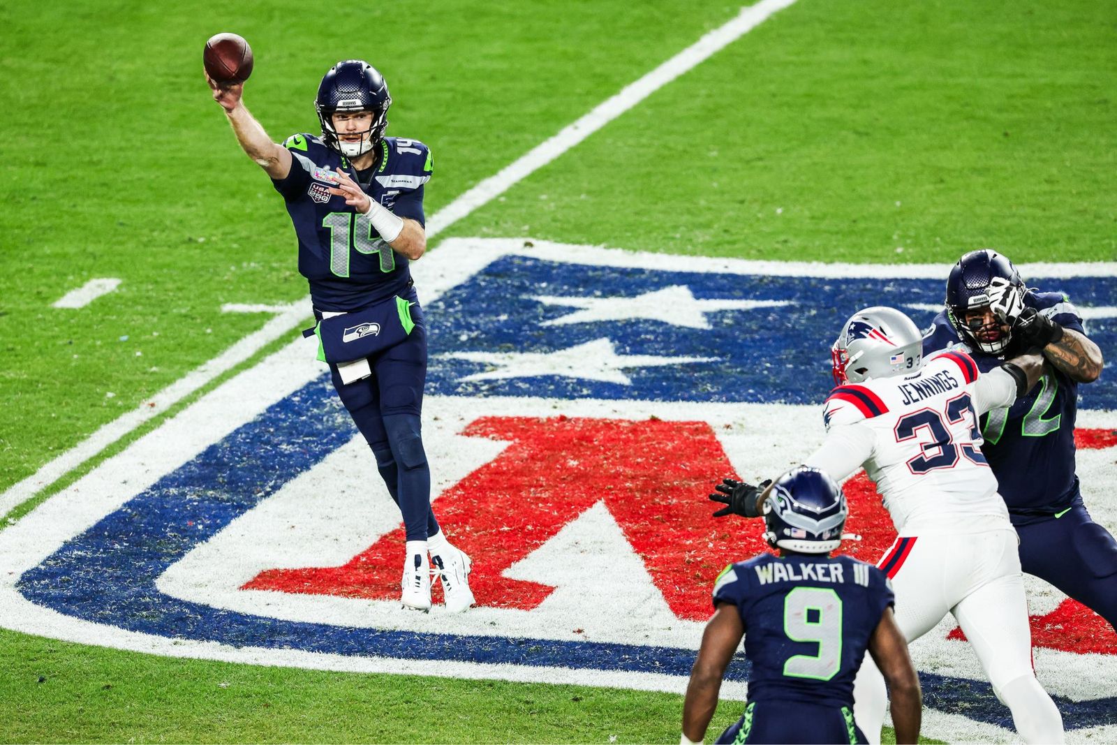 Las mejores fotos de la Super Bowl con la actuación de Bad Bunny