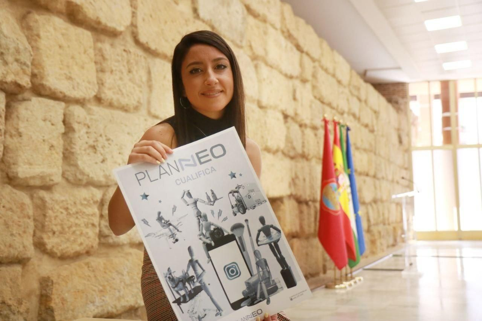 La delegada de Juventud, Cintia Bustos.