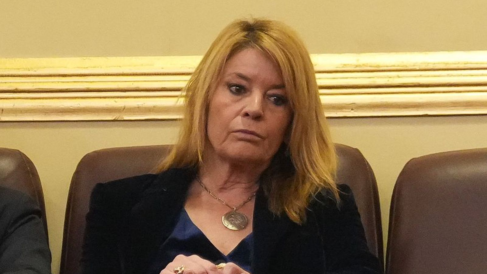 La alcaldesa de Huelva en el Congreso de los Diputados.