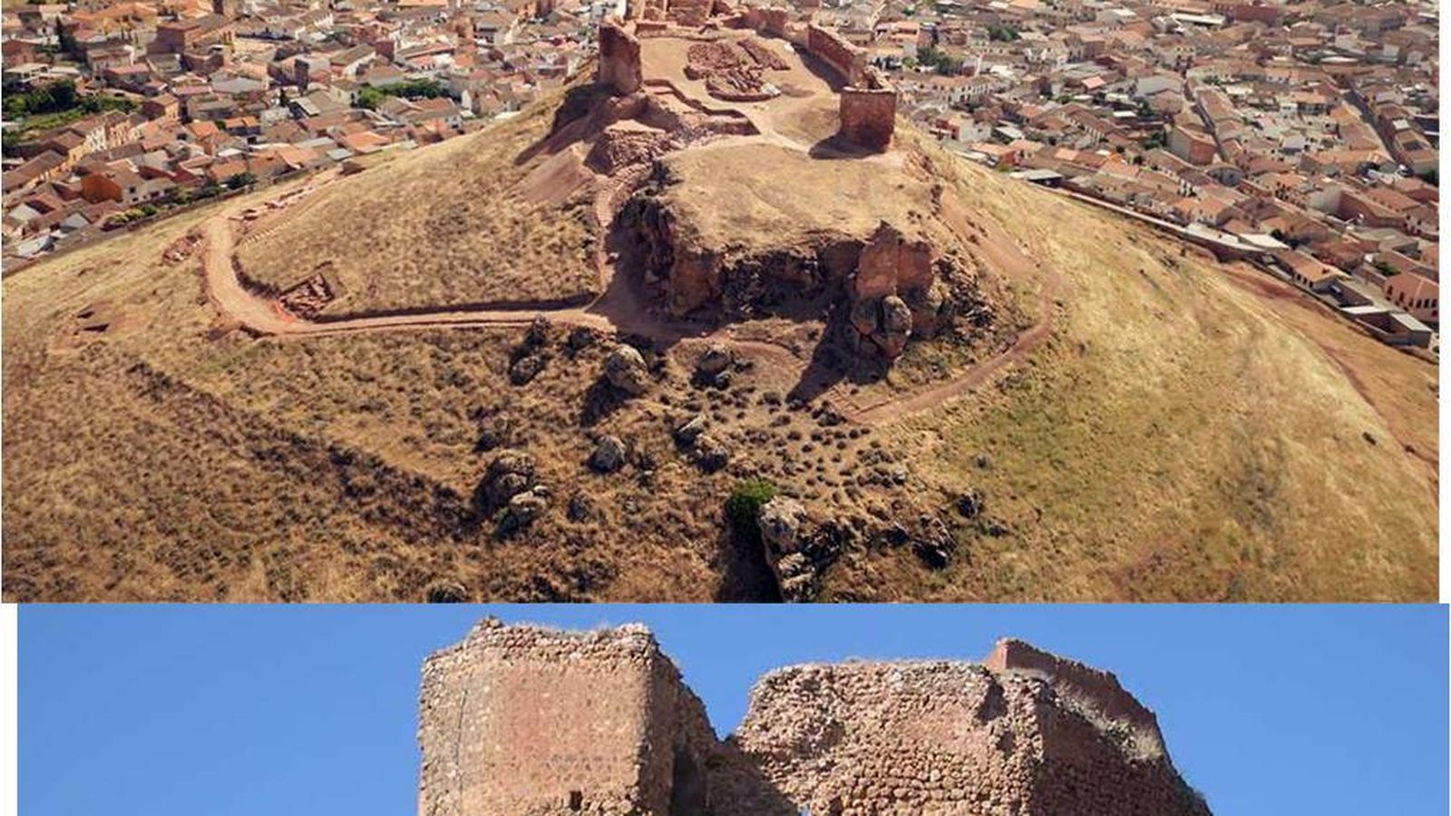 Alhambra. Vistas del castillo árabe.
