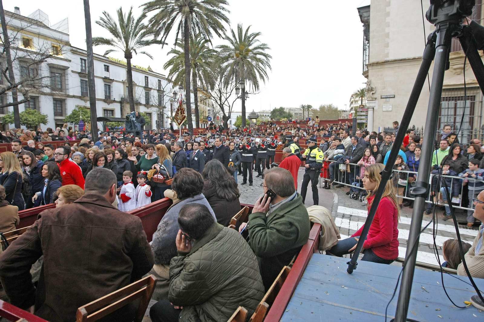 Palcos ubicados en la zona de la Alameda de Cristina. Palcos ubicados en la zona de la Alameda de Cristina.