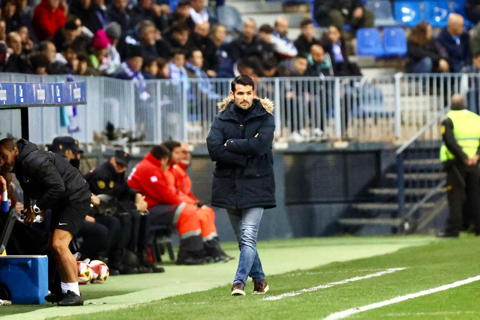 Lolo Escobar, en La Rosaleda.