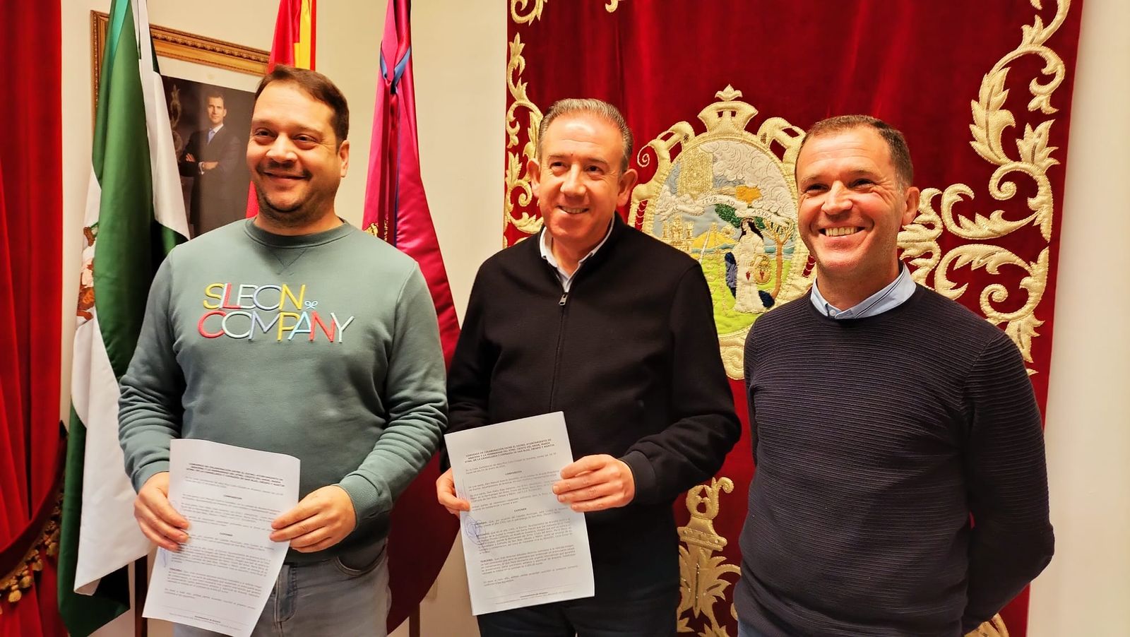 Convenio Hermandad de SanBlas y Ayuntamiento de Aracena