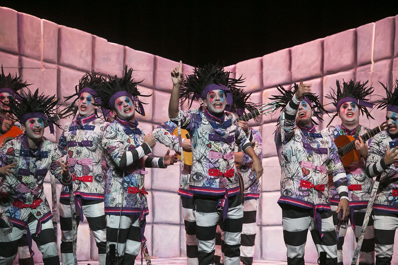 Las imágenes del sexto días de preliminares del Carnaval Colombino