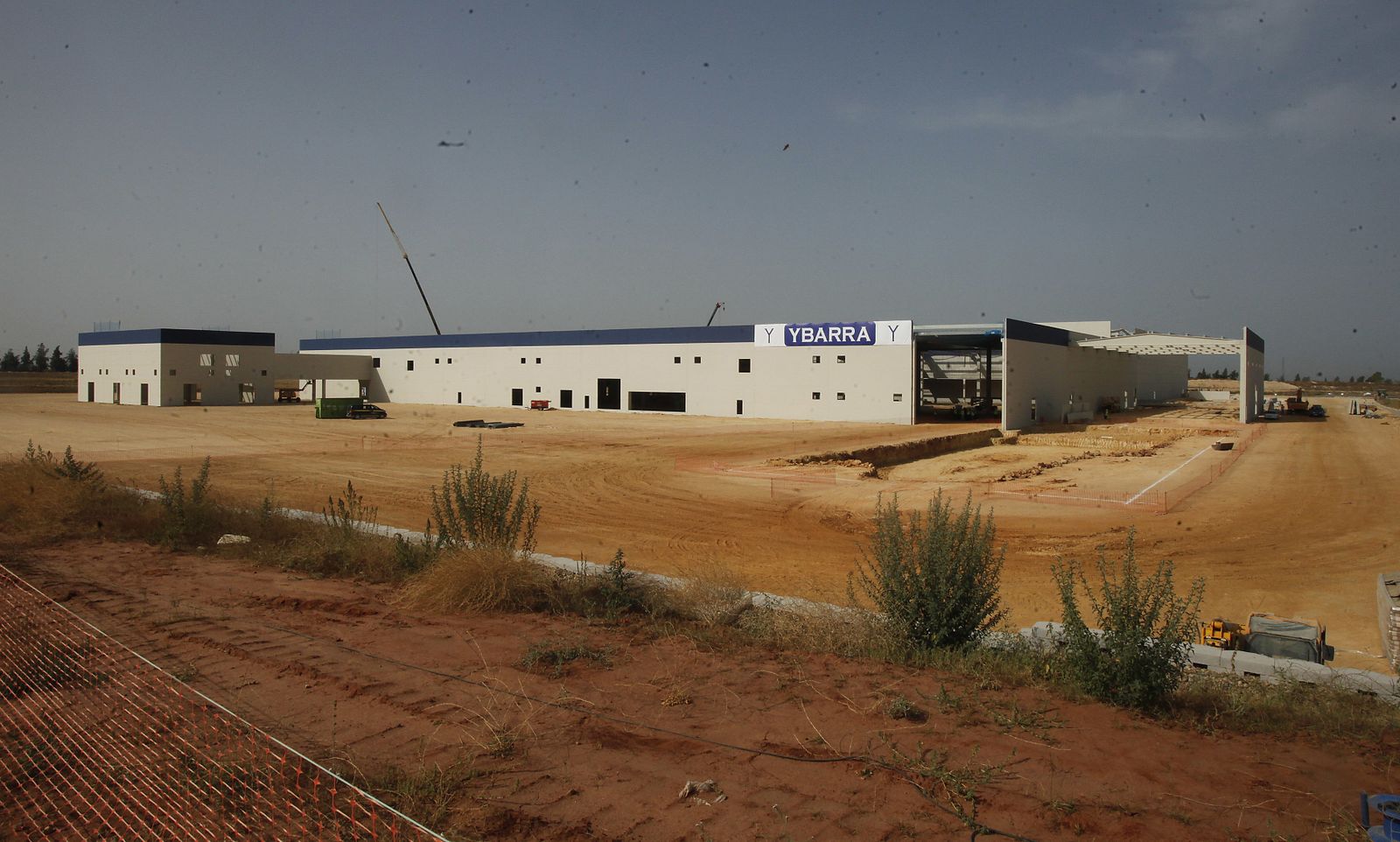 La nueva planta de Ybarra, aún en obras.