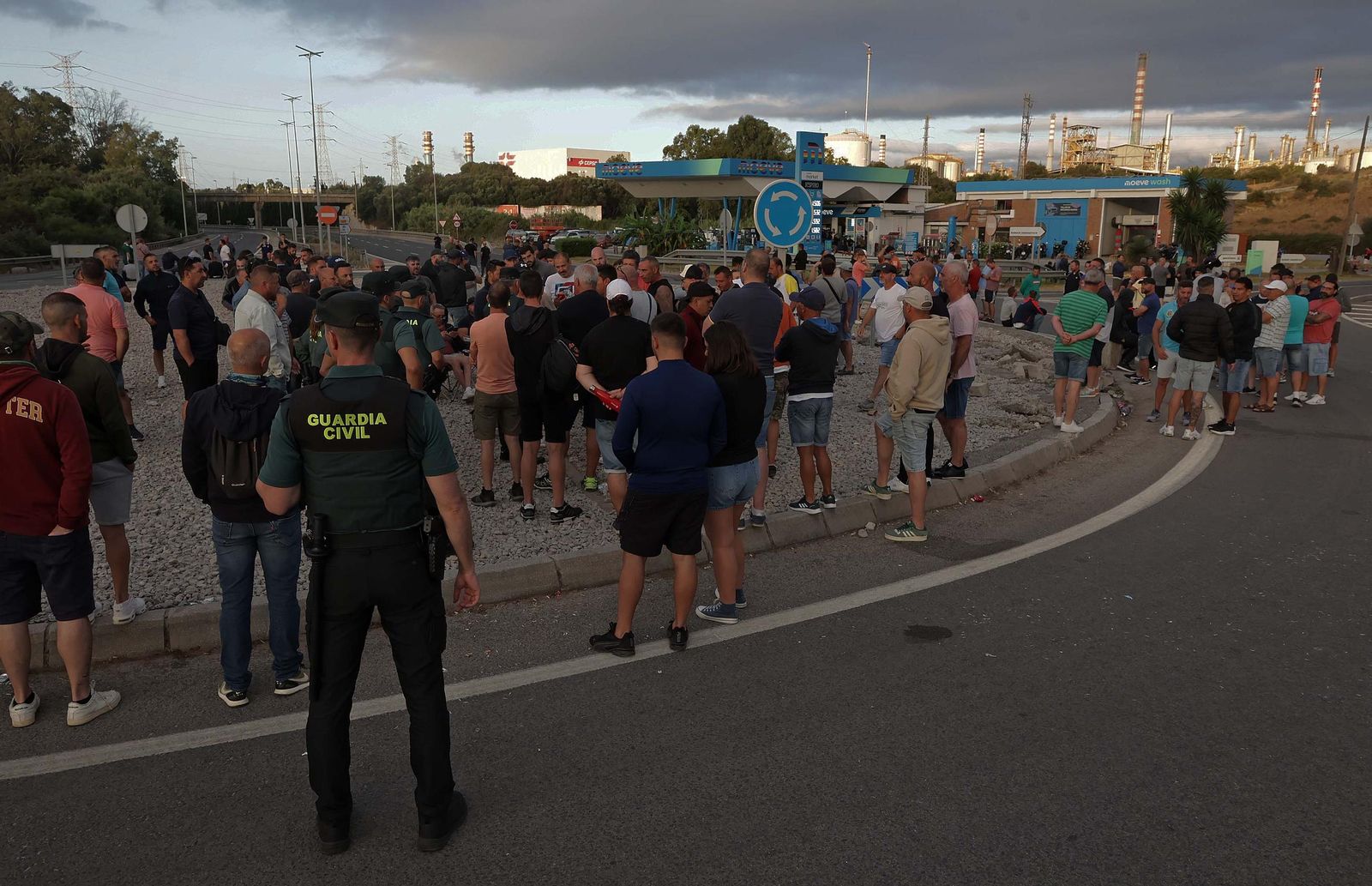 Fotos de la jornada del miércoles de la huelga del metal en el Campo de Gibraltar
