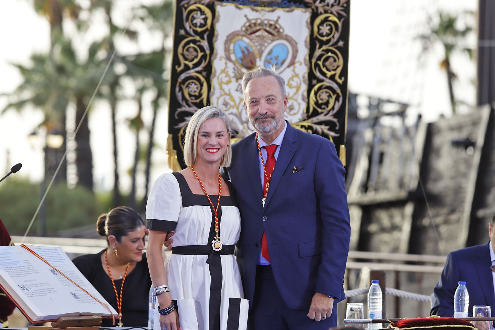 Imágenes de la constitución de la Diputación de Huelva