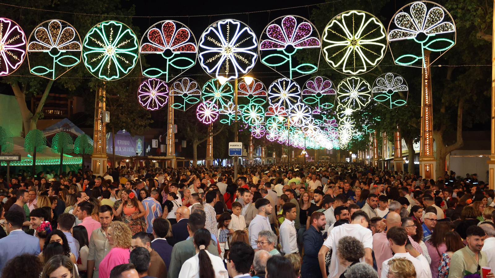 Sábado de Feria y alumbrado en Jerez