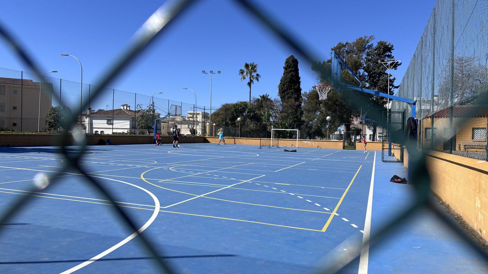 Imagen de una de las pistas donde tienen que entrenar