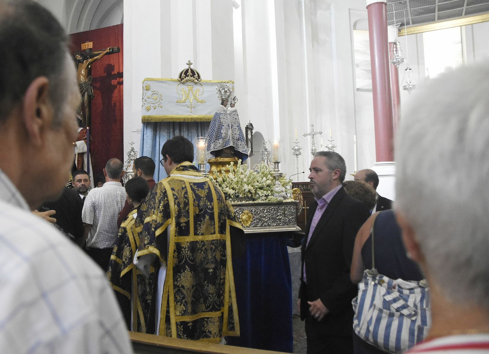 El primer traslado de la Fuensanta en el 25 aniversario de su Coronación, en fotografías
