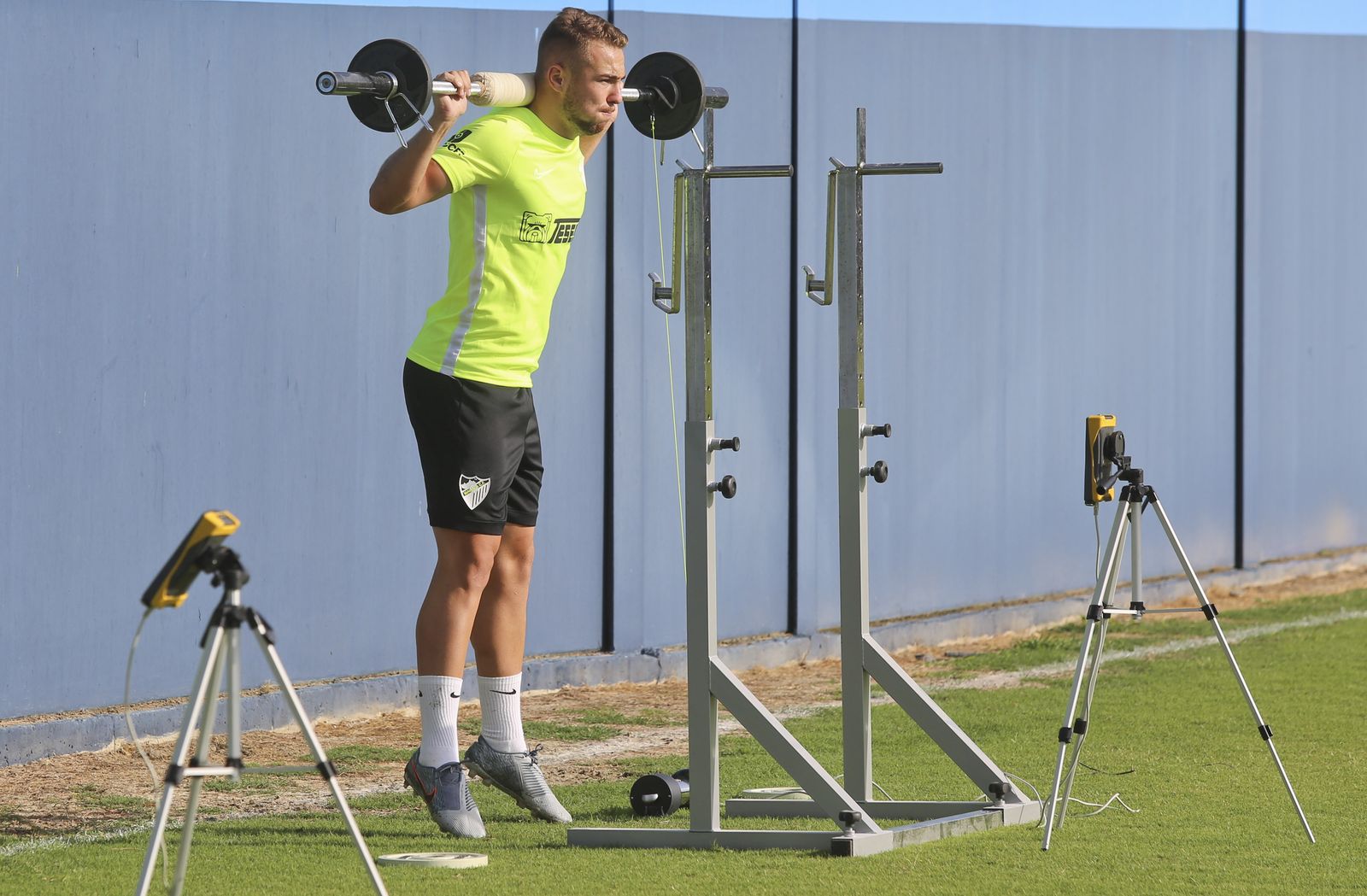 Las fotos del entrenamiento del Málaga en el Anexo de La Rosaleda
