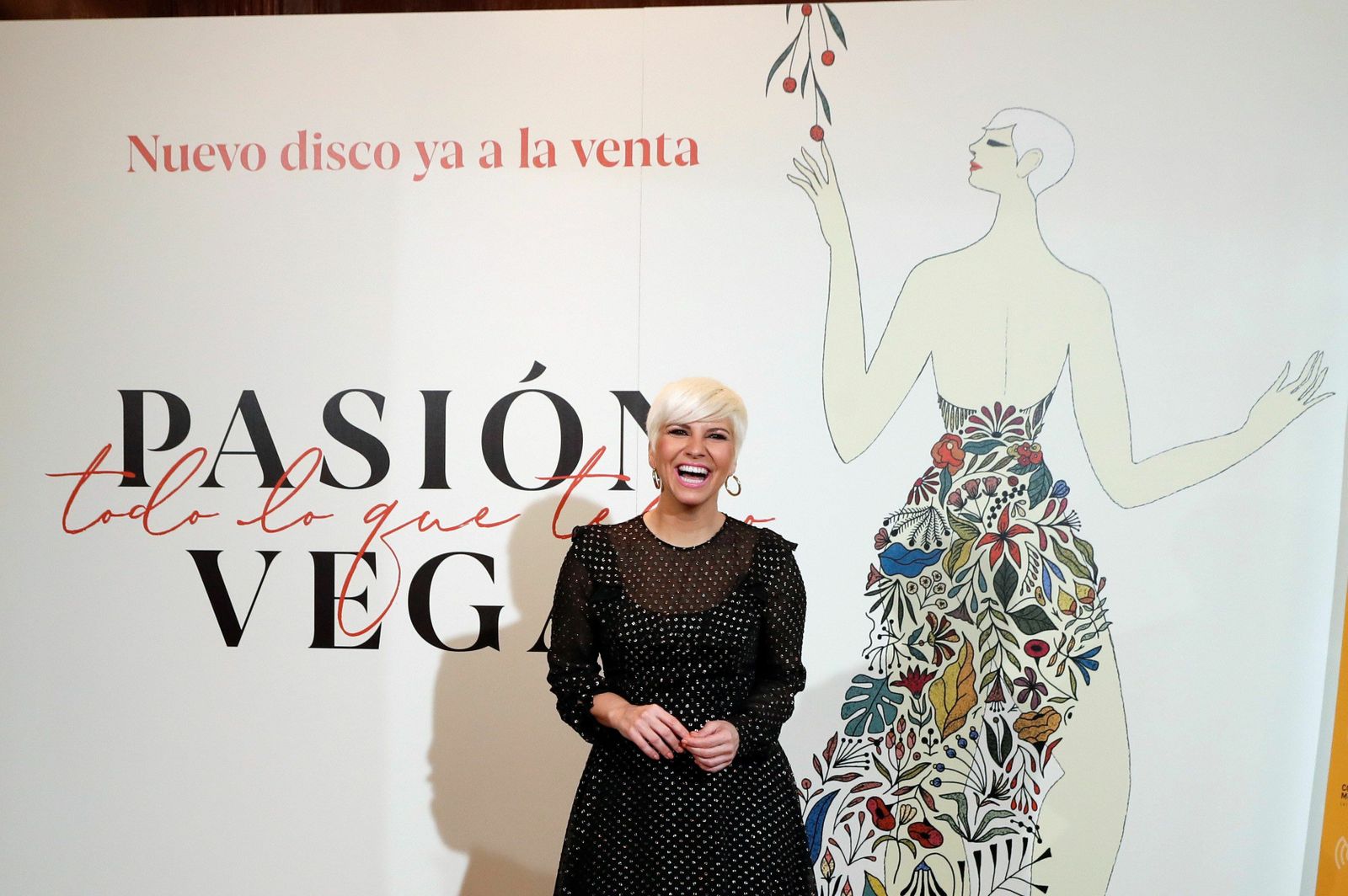 Pasión Vega, hace unos días en la presentación de su disco.