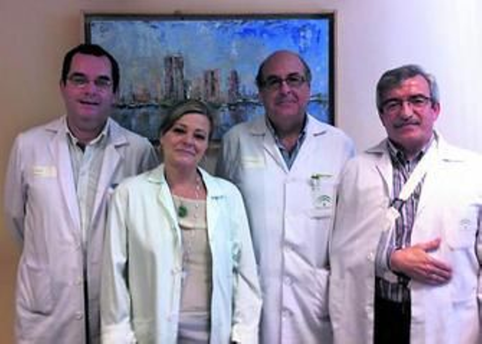 De izquierda a derecha, Francisco Montoya, Carmen Padilla, Julio Romero y Antonio Muñoz.