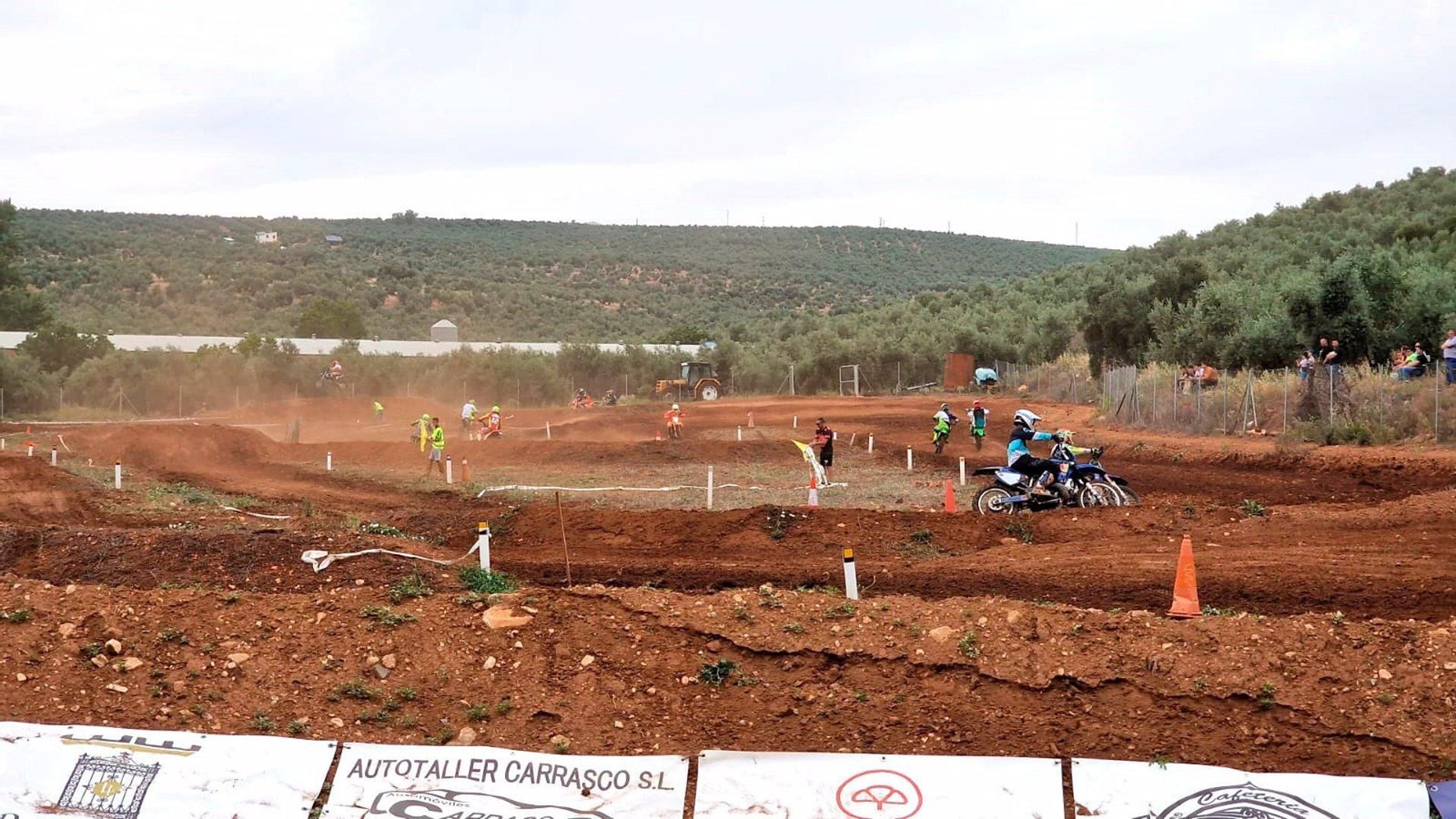 Pista de motocross en Navas de San Juan.