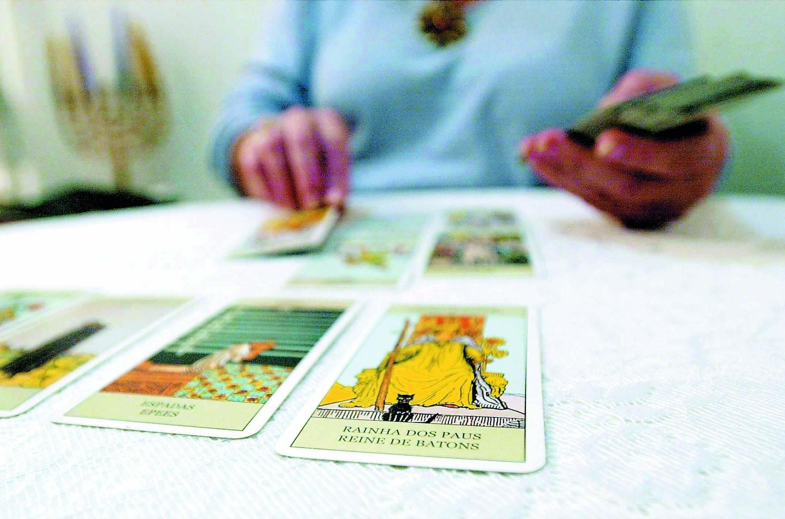 Las cartas del tarot.