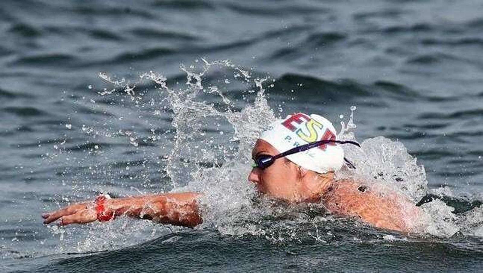Paula Ruiz, durante la prueba.