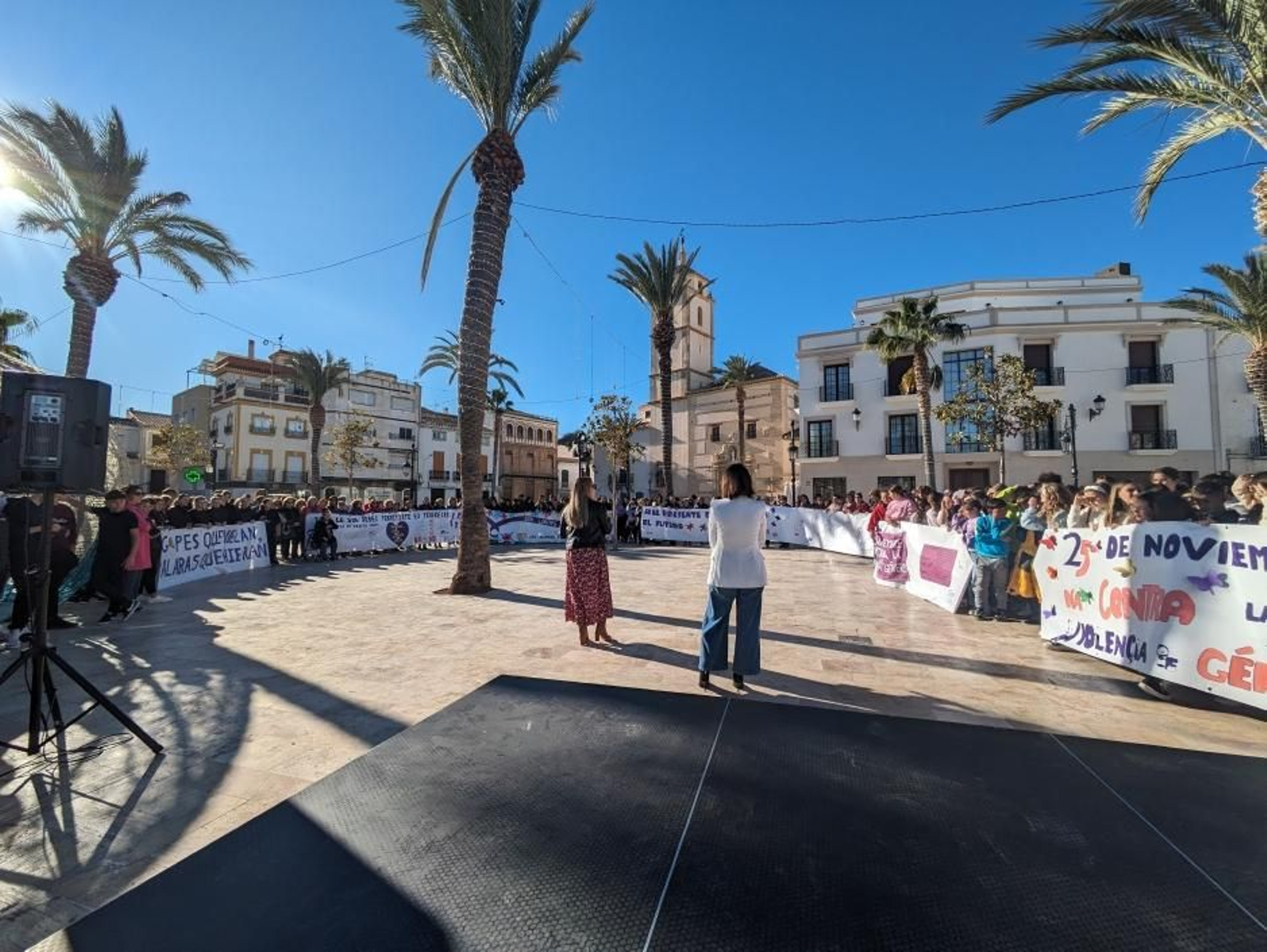 Actividades por el 25N el año pasado.