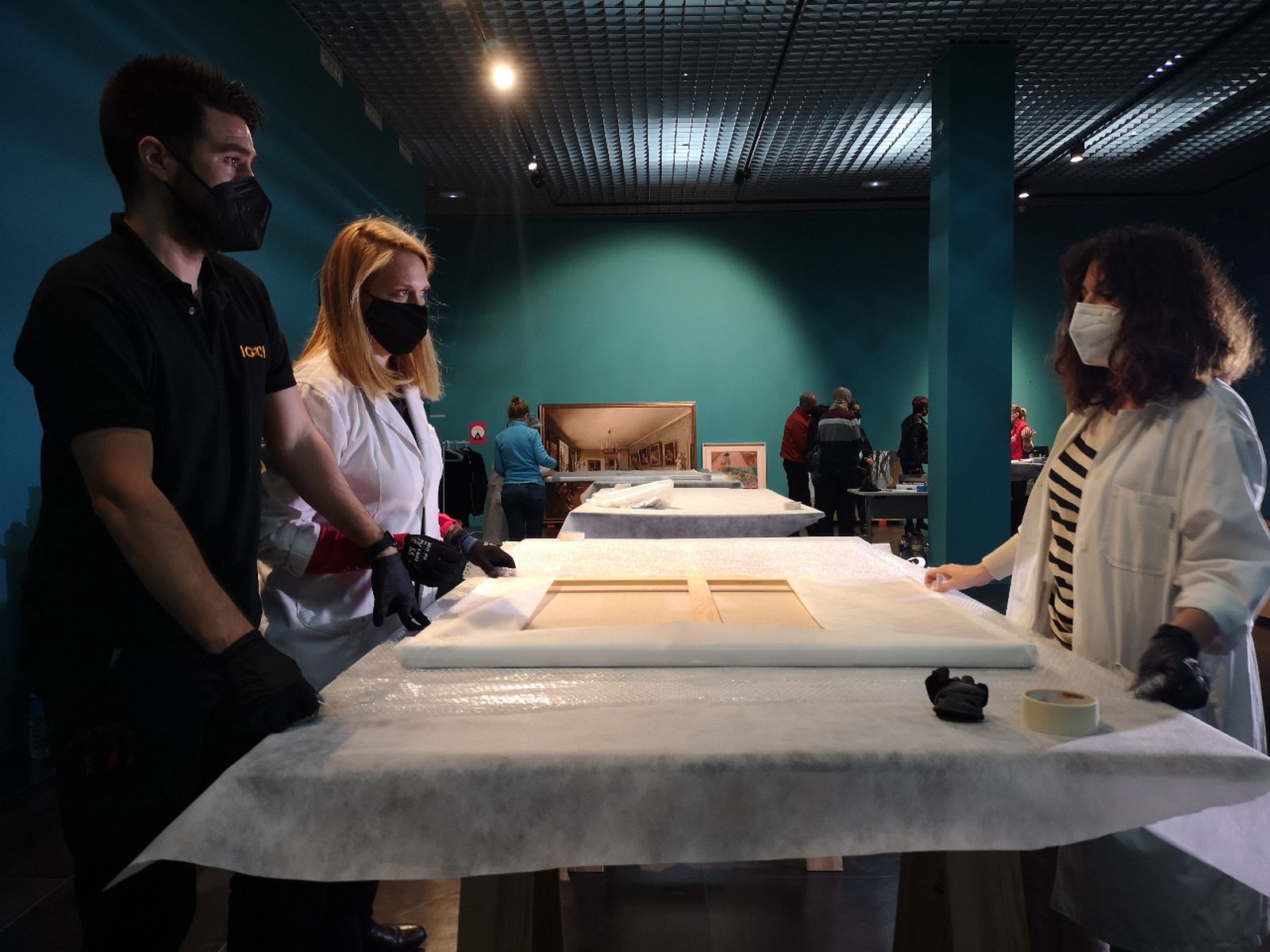 La retirada de las obras del Museo Ruso en Málaga.