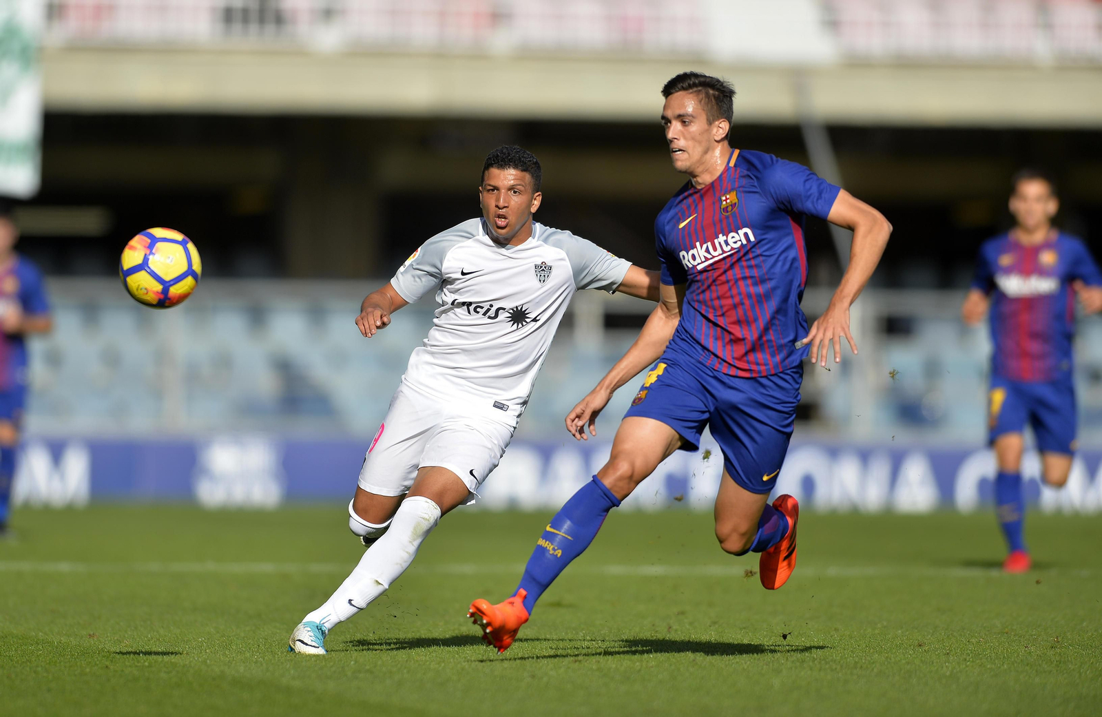 Las imágenes del Barcelona B- UD Almería