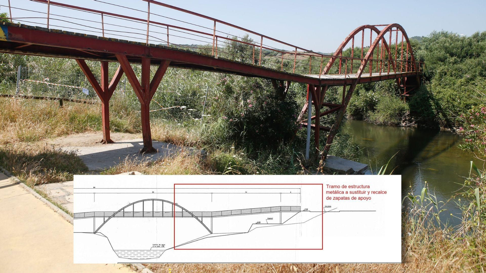 El puente sobre el Pícaro, cerrado desde marzo y en riesgo de colapso, mantiene aisladas a unas 200 familias de la urbanización Los Camarotes.