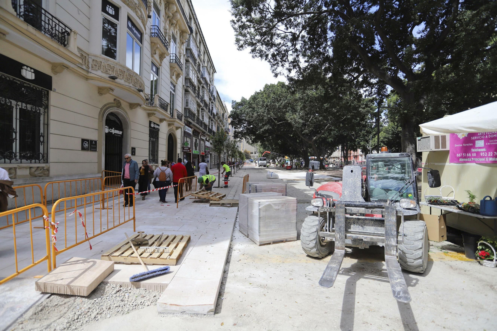 Las fotos en la cuenta atrás para la nueva Alameda Principal