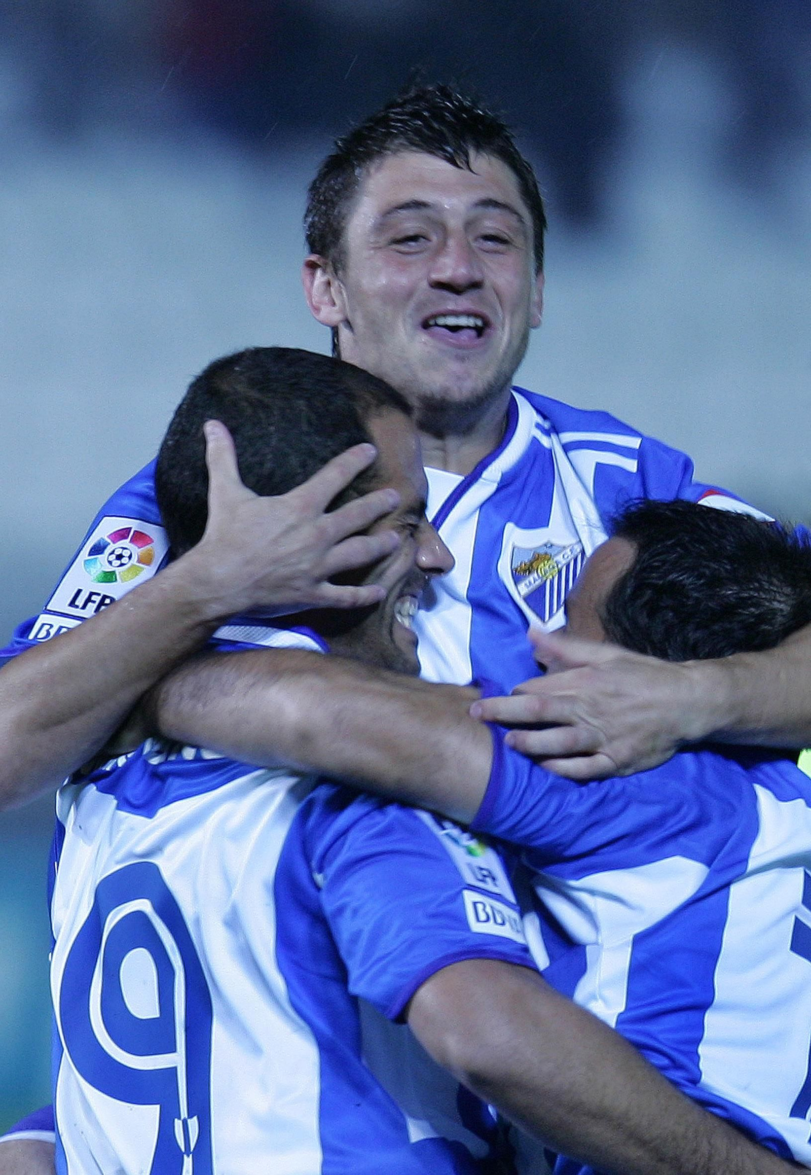 Las fotos de Jonatan Valle con el Málaga CF