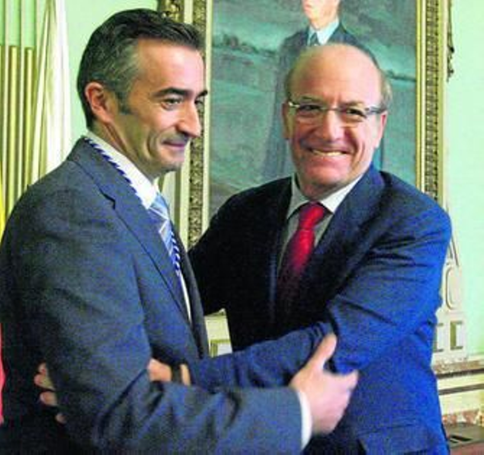 Los socialistas Alejandro Márquez y Gabriel Cruz.