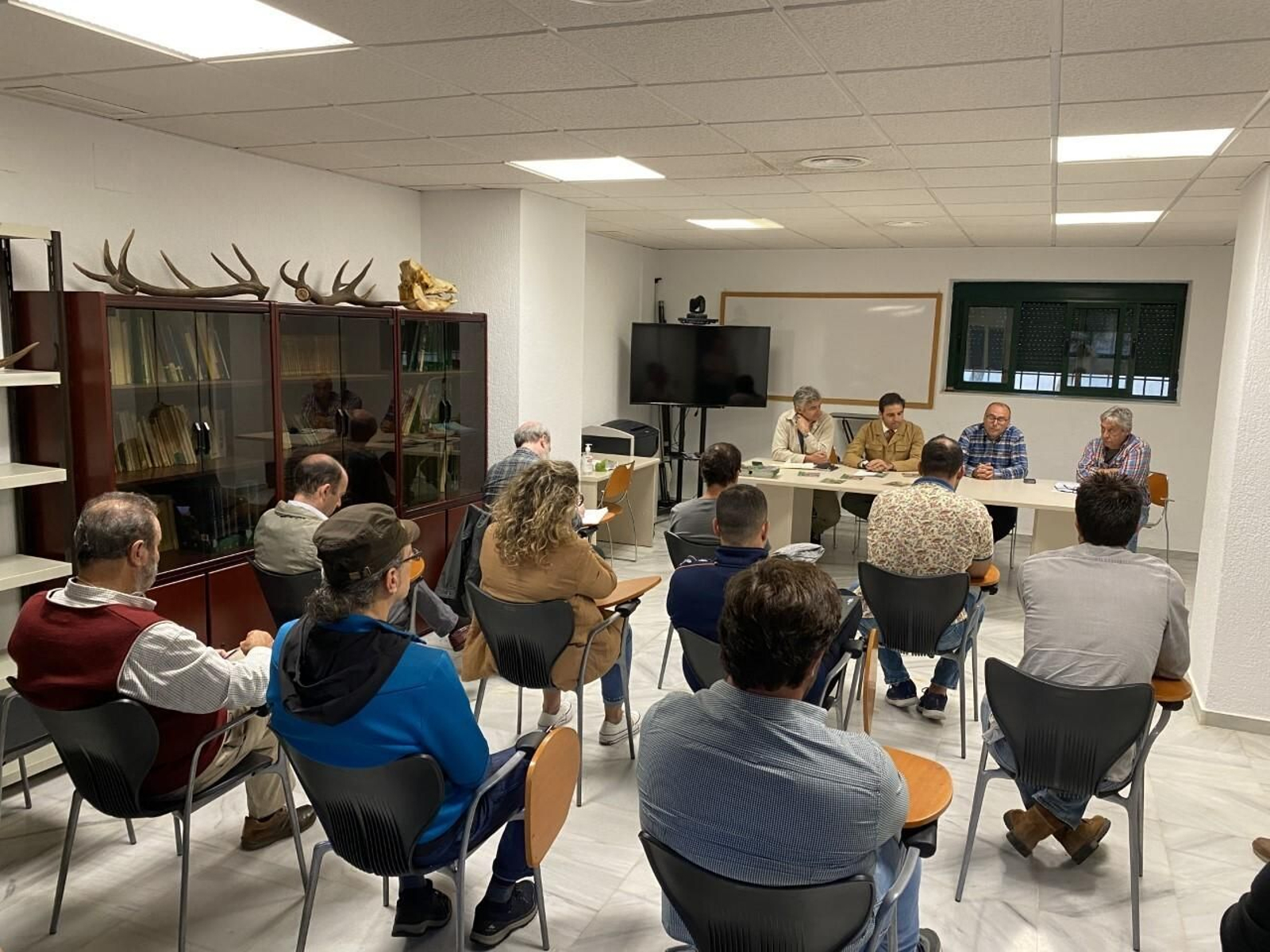 Un momento de la inauguración del curso en Cortegana.