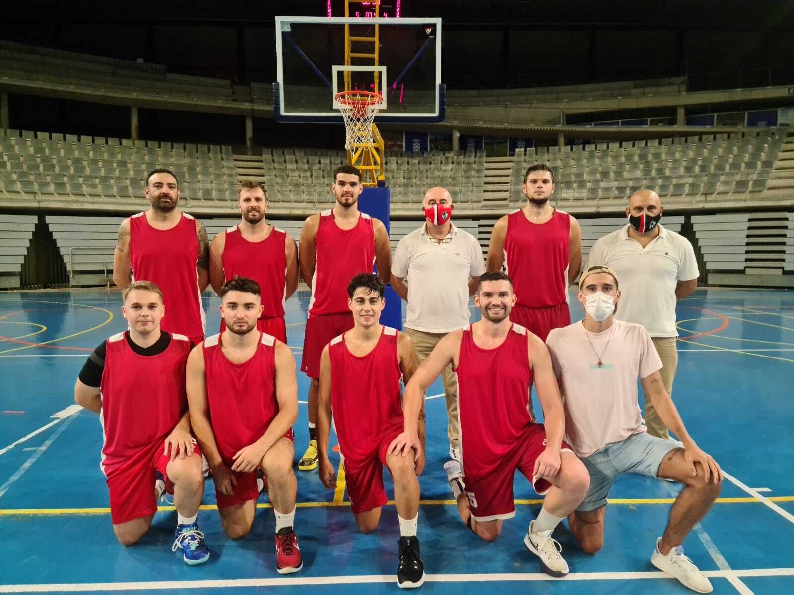 El Centurias sanroqueño, antes de su último amistoso de pretemporada