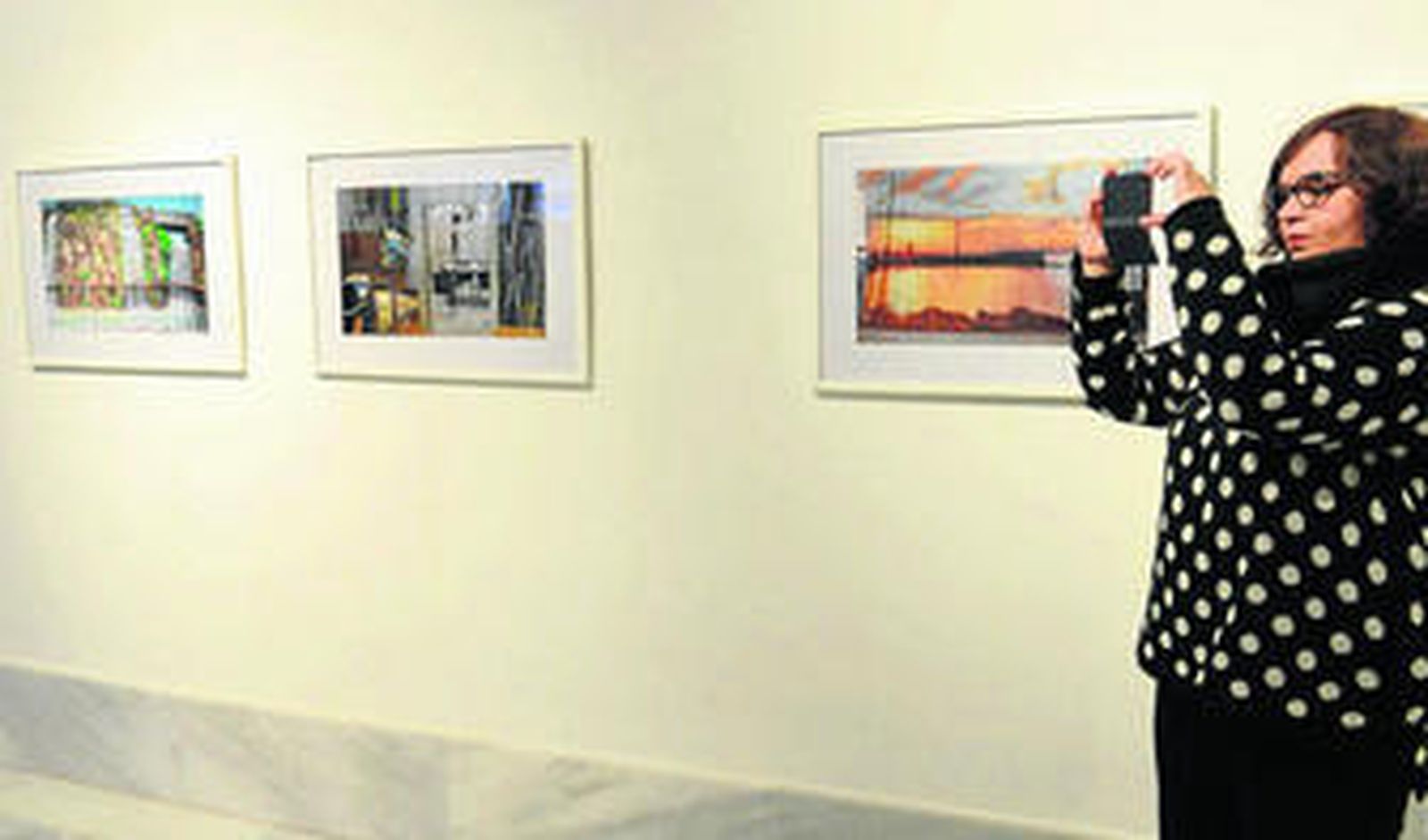 Algunas de las piezas que pueden verse en la exposición de Miguel Ángel Moreno.