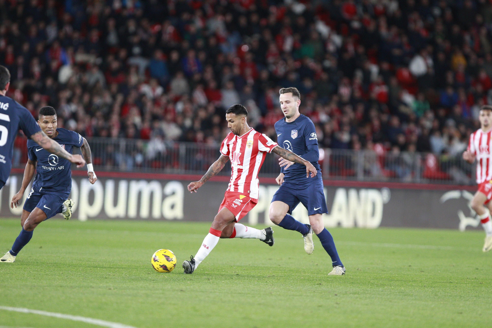 Las mejores imágenes del partido U.D. Almería-Atlético de Madrid