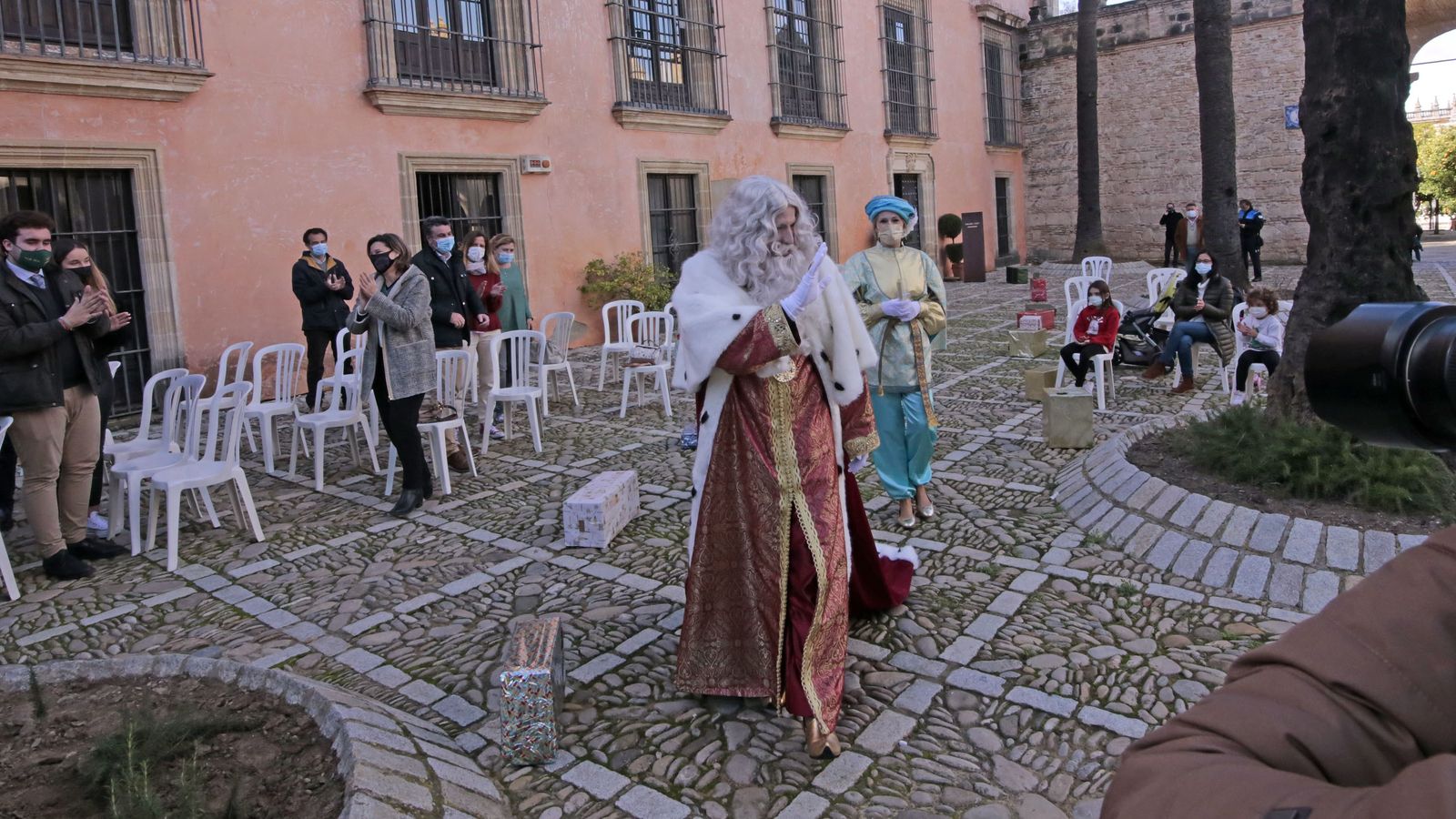 Coronación de los Reyes Magos de Jerez en el Alcázar