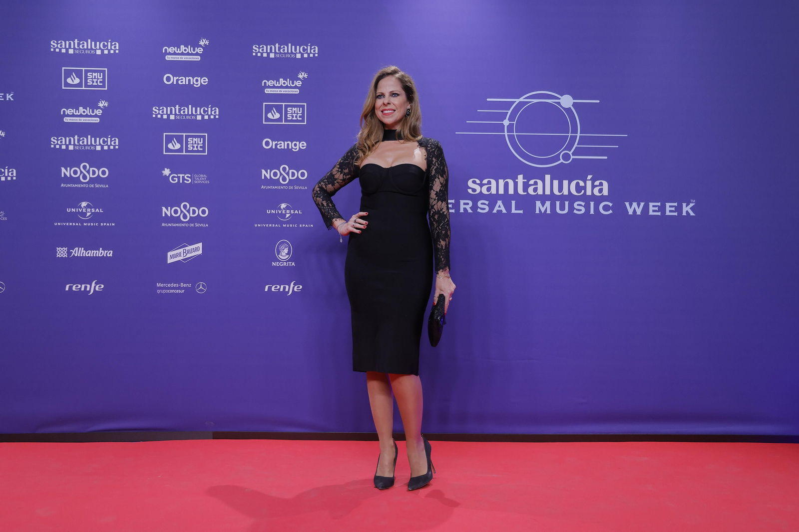 Famosos y artistas en la alfombra roja de la gala del flamenco en los 'Santalucía Universal Music Week'