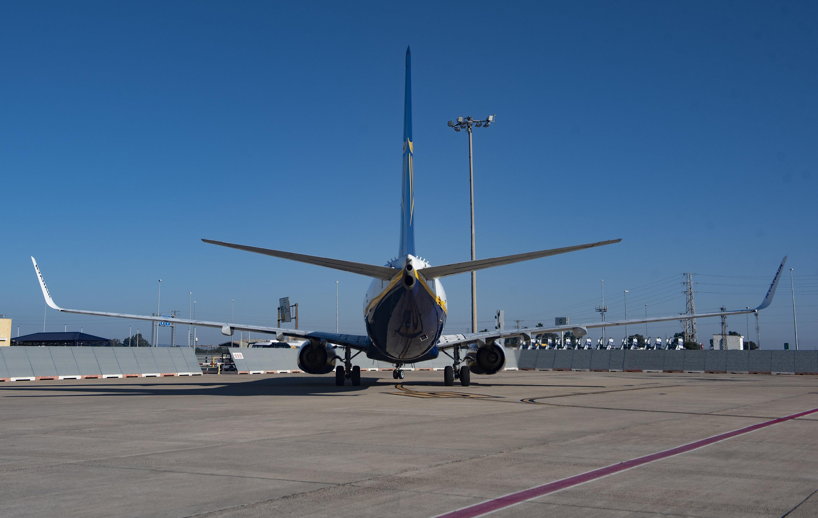 Llegada del primer vuelo verde de Vueling que hará la ruta Barcelona-Sevilla