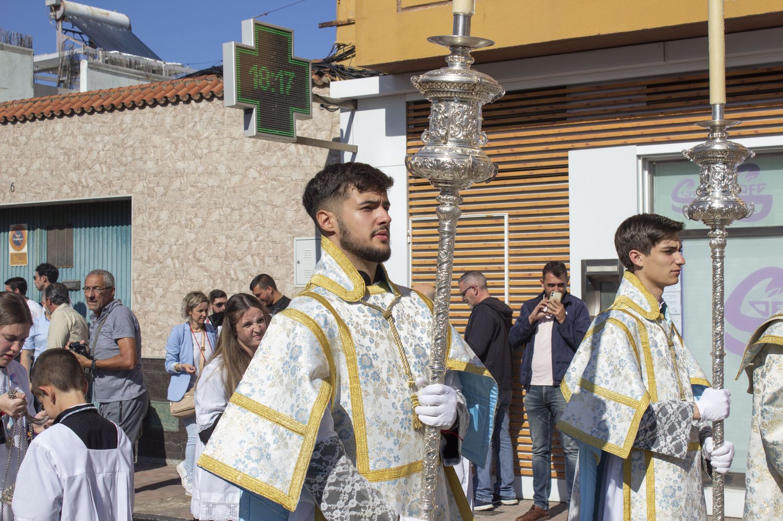 Fotos de la procesión de María Auxiliadora en La Línea de la Concepción