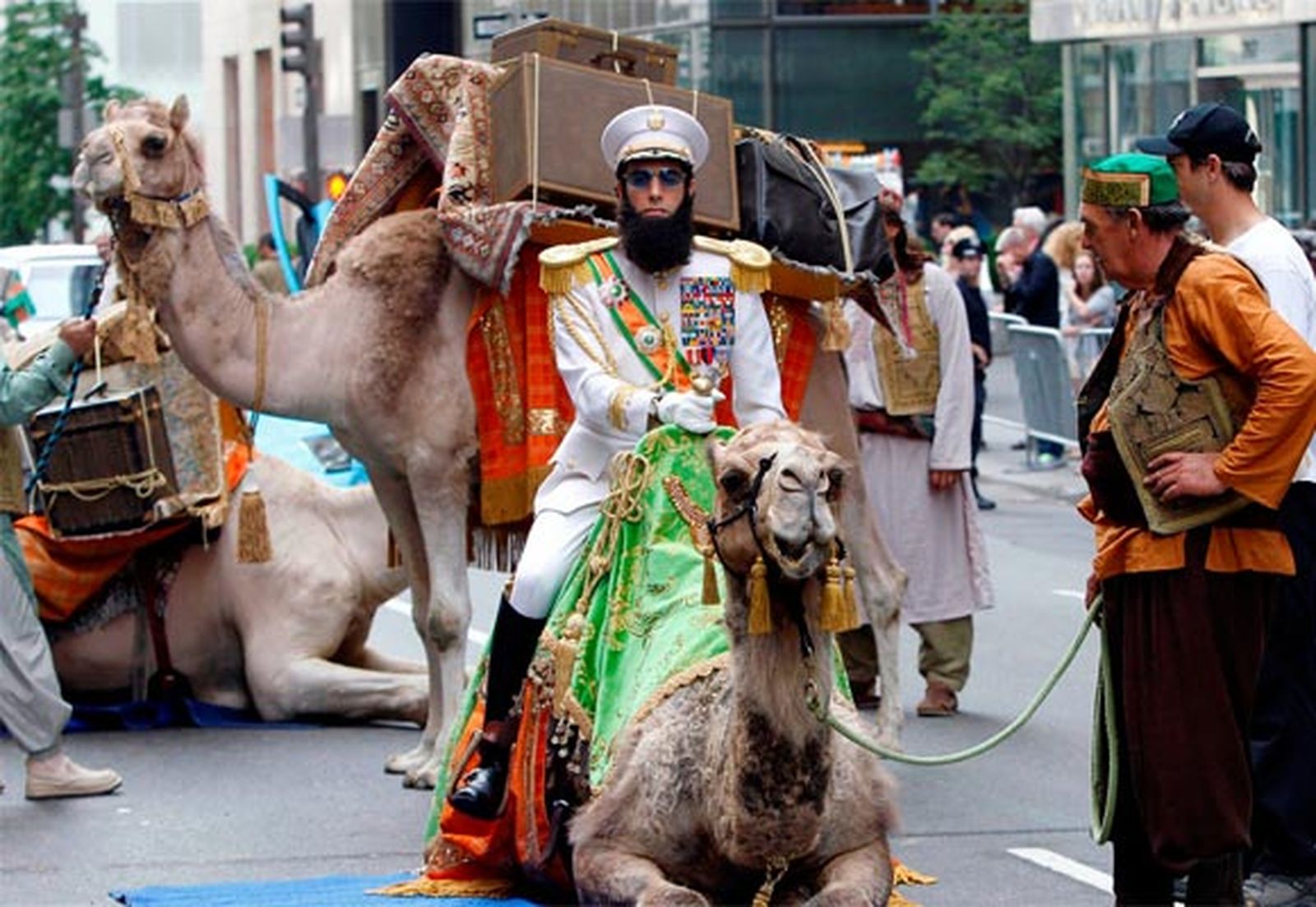 La película de Sacha Baron Cohen dejará en la ciudad un millón de euros
