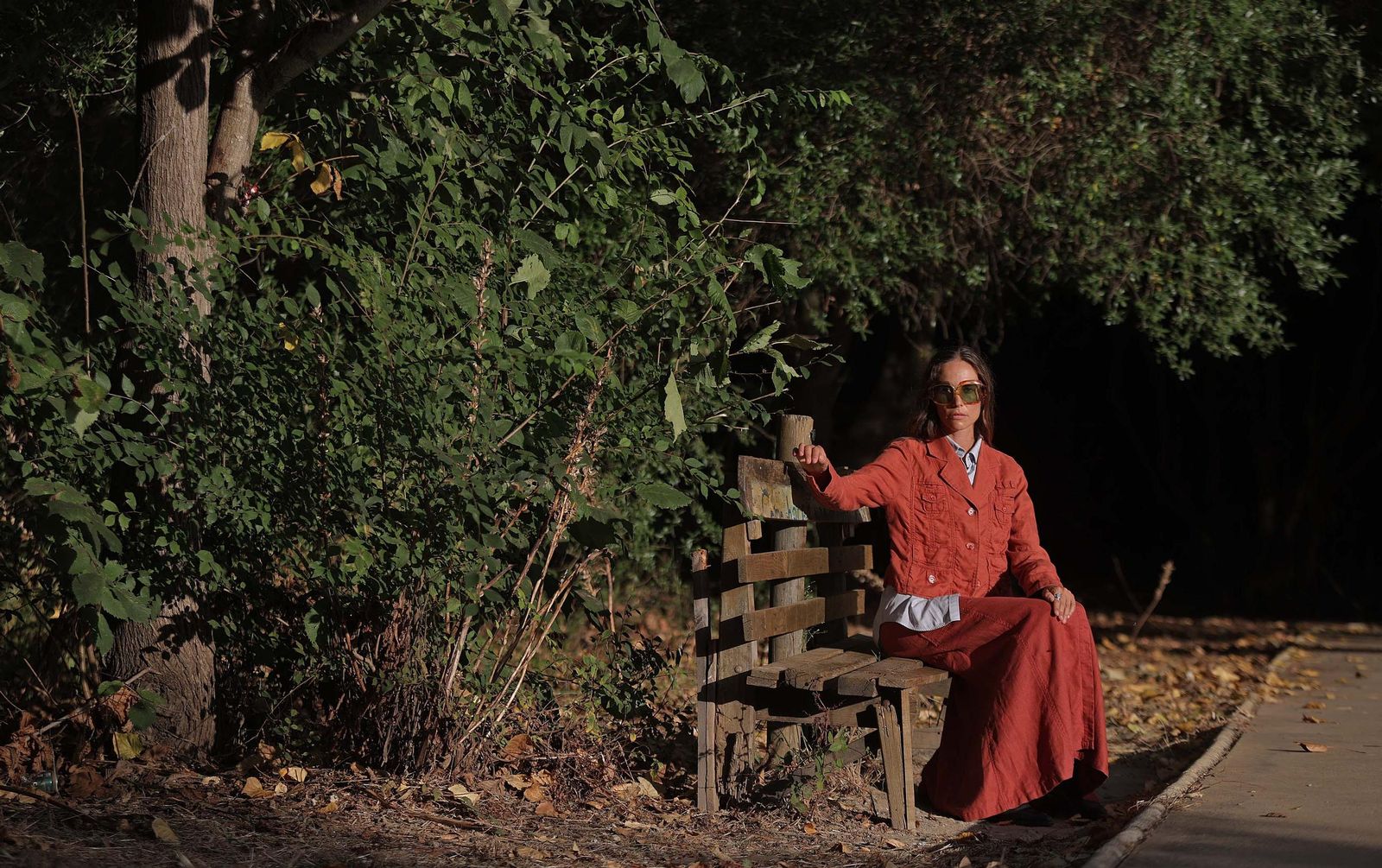 Fotos de Brisa Fenoy en la zona de Getares en Algeciras