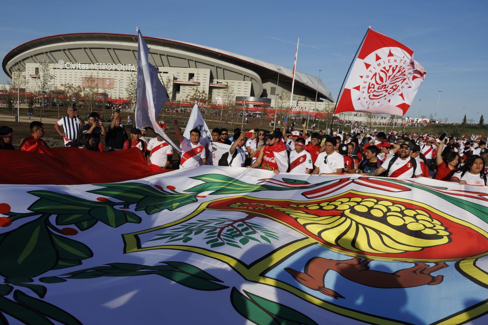 Las fotos del Marruecos - Perú en Madrid