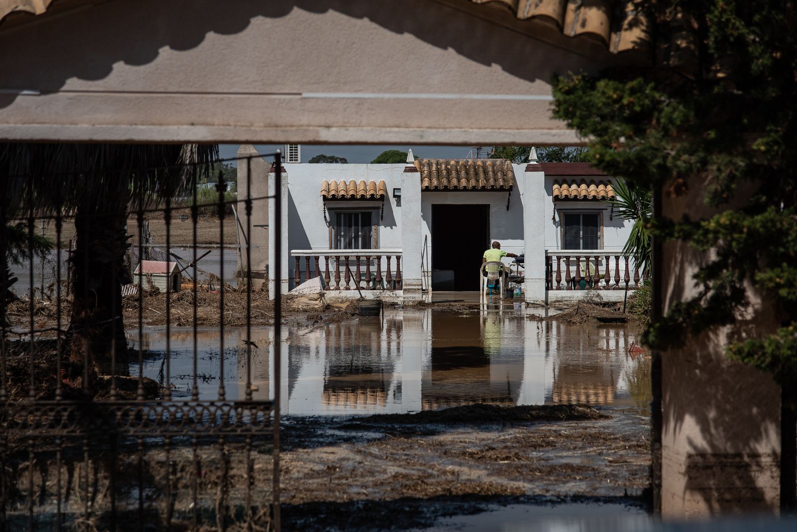 Imágenes de las inundaciones causadas por la lluvia en Isla Cristina