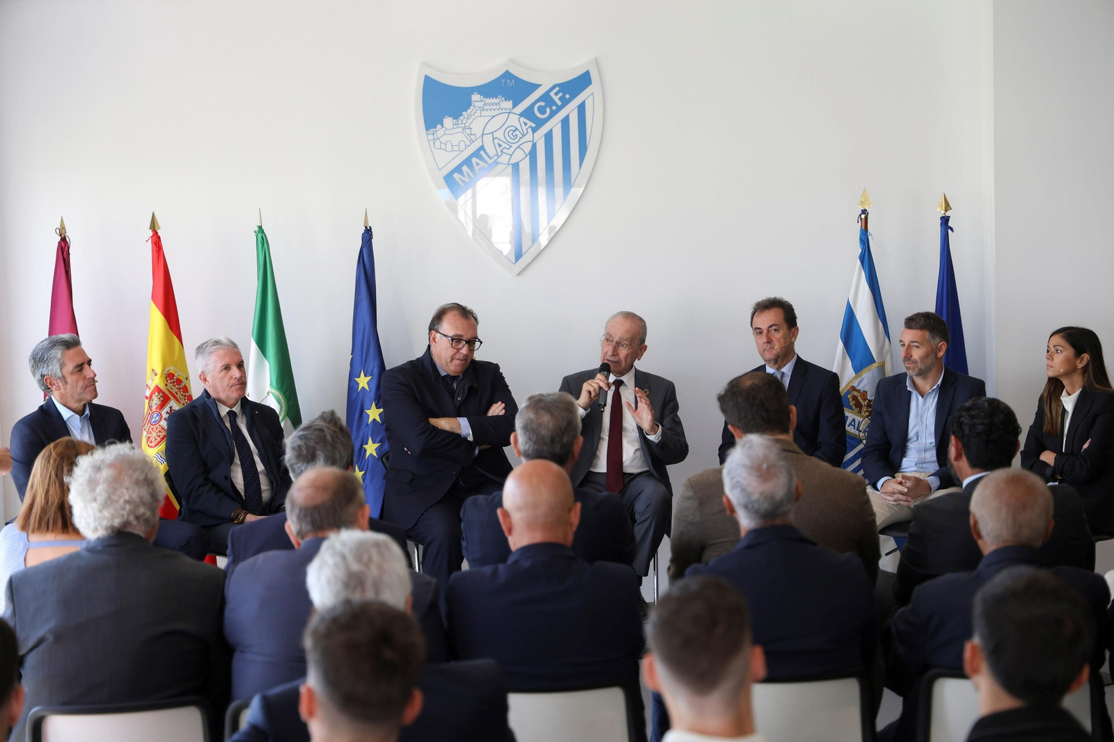 Cuatro años del administrador judicial en el Málaga CF, en fotos