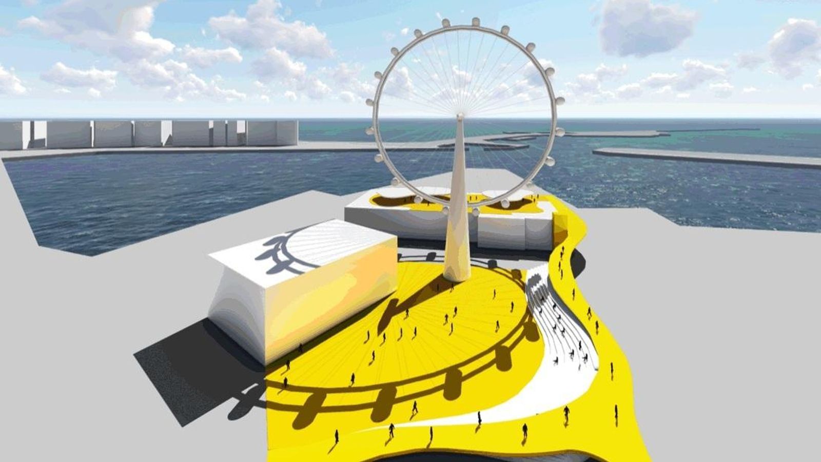 Ordenación del proyecto de noria fija.