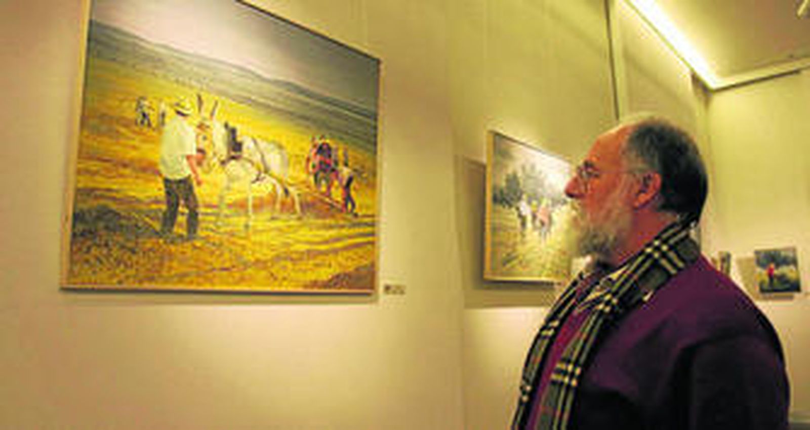 El cordobés Manuel Barahona vuelve a exponer en Sevilla tras un largo intervalo sin presentar su obra en la ciudad.