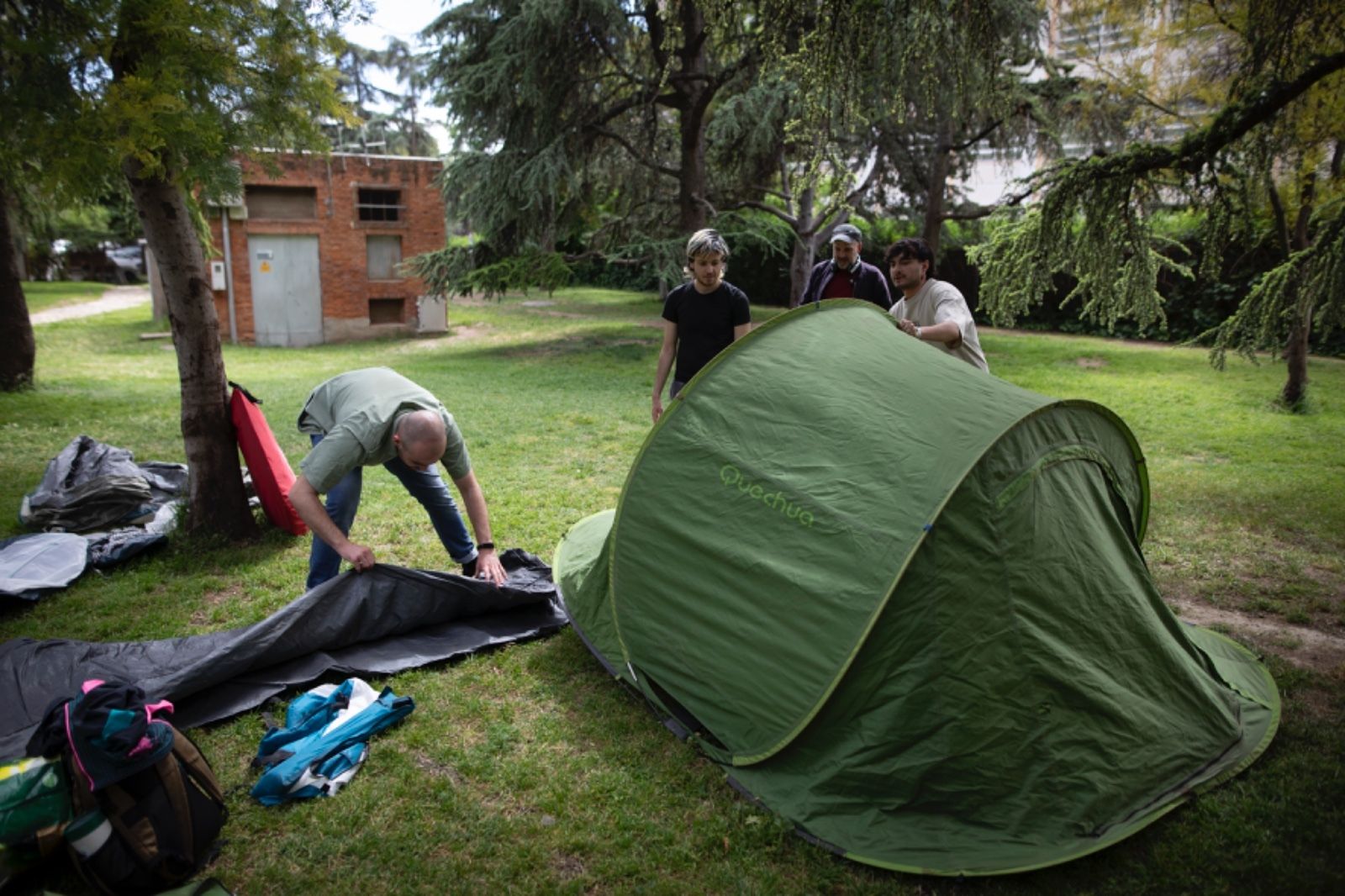 Los estudiantes de Granada se preparan para una acampada solidaria por Palestina