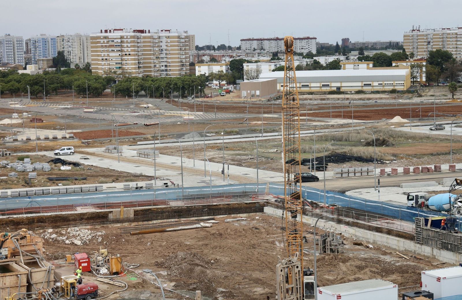 Futuro barrio en el antiguo solar de la fábrica de la Cruzcampo.