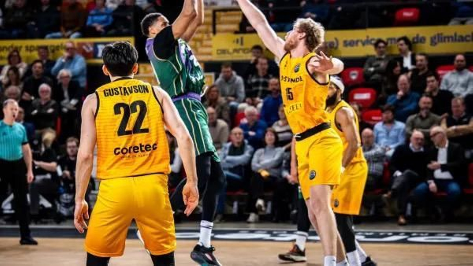 El Filou Oostende-Unicaja, en fotos